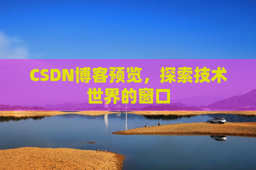 CSDN博客预览,探索技术世界的窗口